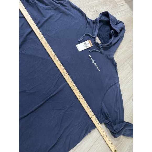 POLO Denim & Supply Ralph Lauren Men's 3XB Lightweight Hoodie Blue NWT - Picture 5 of 6